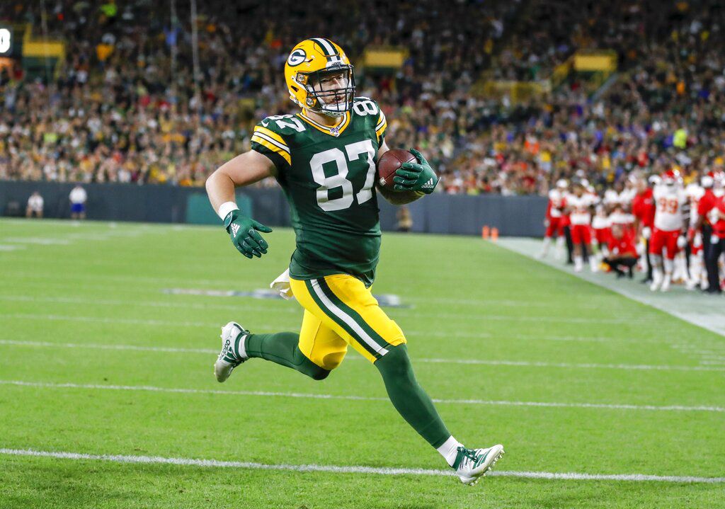 Packers tight end Jace Sternberger